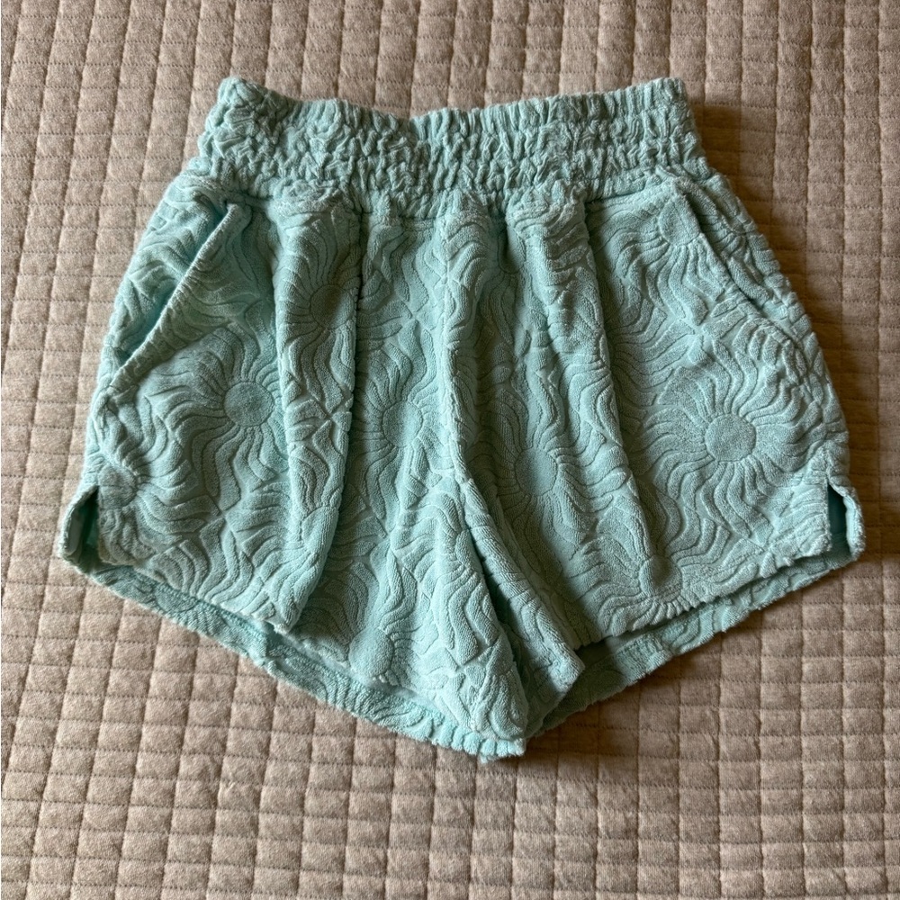 Spiritual Gangster Seafoam High Waist Shorts
